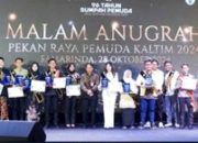 Malam Anugerah Pemuda Kaltim di Samarinda, Penuh Kemeriahan dan Penghargaan