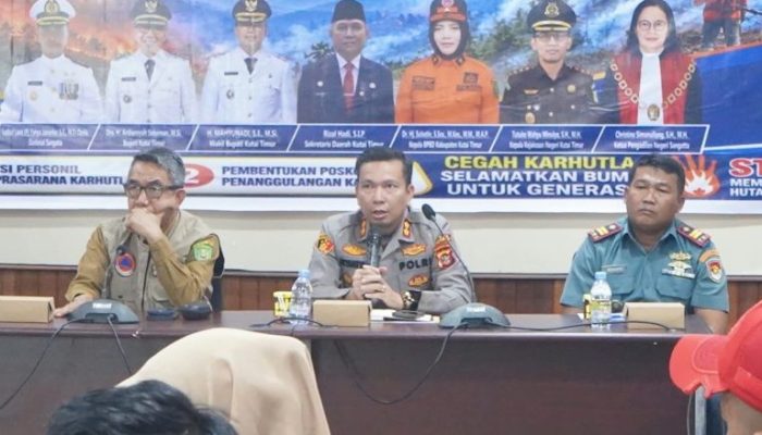 Kebakaran Lahan 10 Hektare Diselidiki, Polres Kutim Periksa Pemilik Lahan