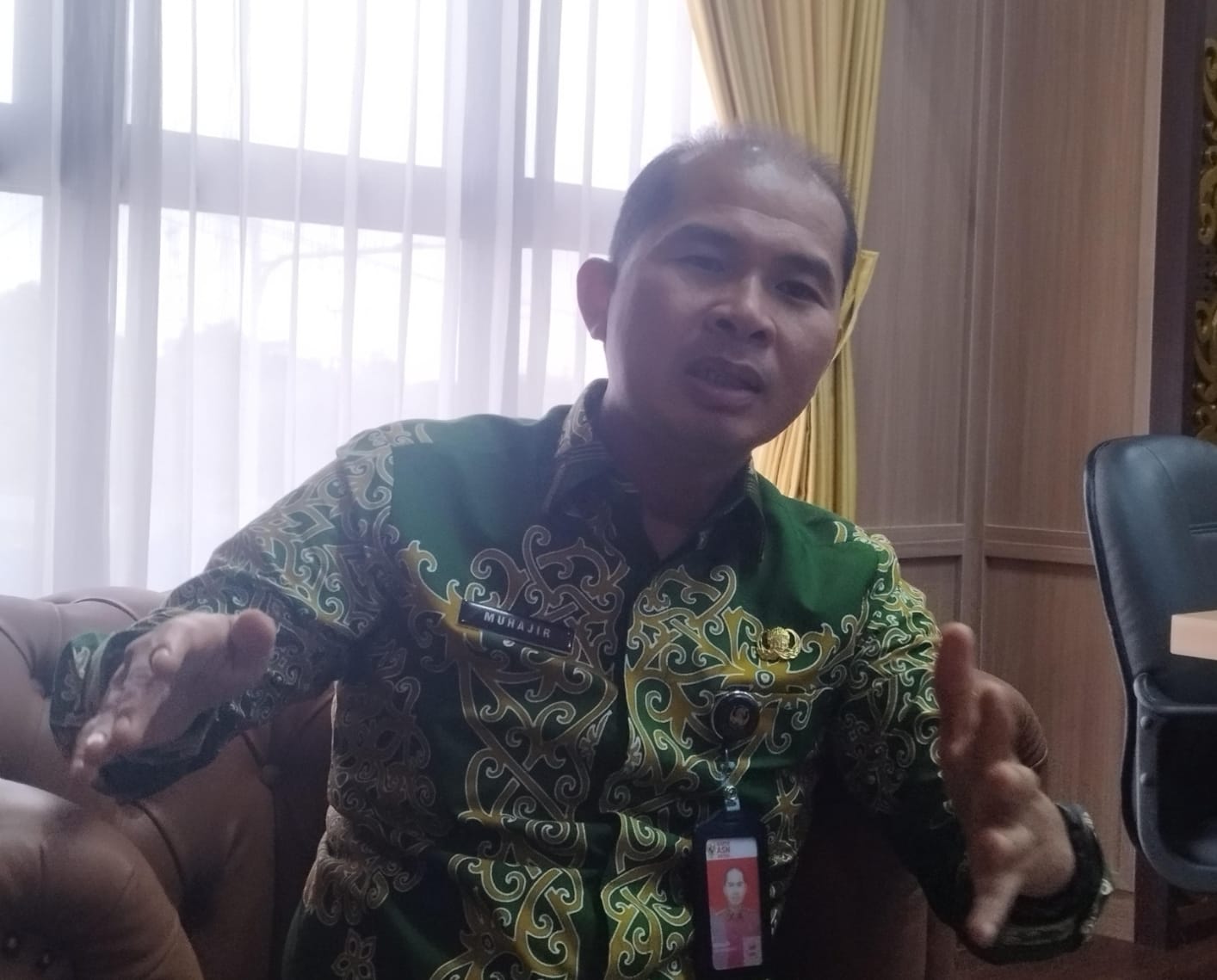 Kepala BKAD Kabupaten PPU Muhajir