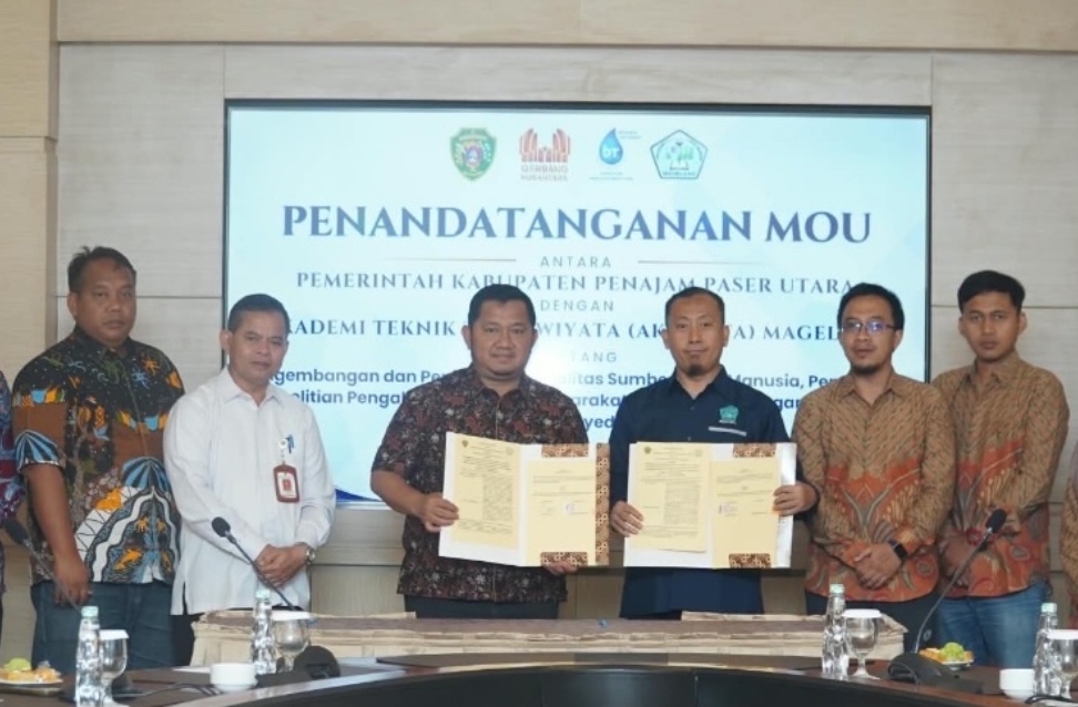 Perumda AMDT Danum Taka, Pemkab PPU resmi menggandeng Akatirta Magelang untuk memperkuat kapasitas SDM di sektor teknologi air dan lingkungan.